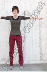 Whole Body Woman T poses White Casual Average